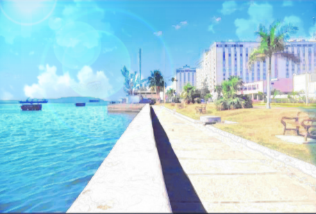 Waterfront, Jamaica Anime Style