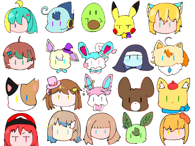 なんかでけたアイビスポケモン絵師様たち(？？？)
