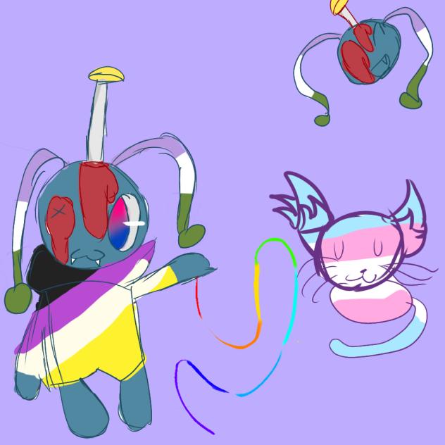 PRIDE ALIEN ☆•♡ [🏳️‍🌈🏳️‍⚧️]