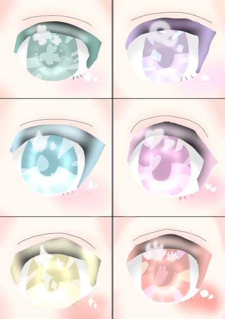 Pastel eyes