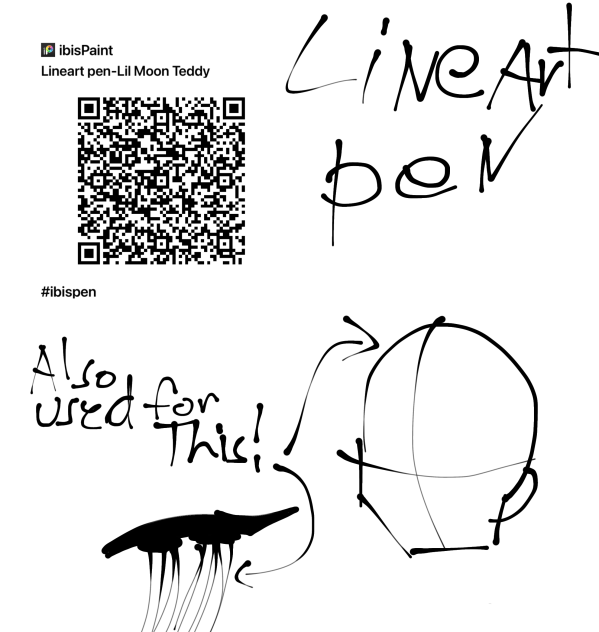 Lineart pen ibisPaint