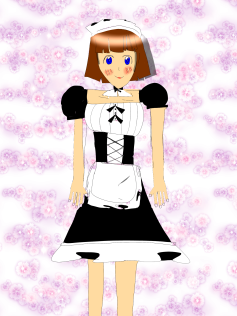 メイド服の女の子