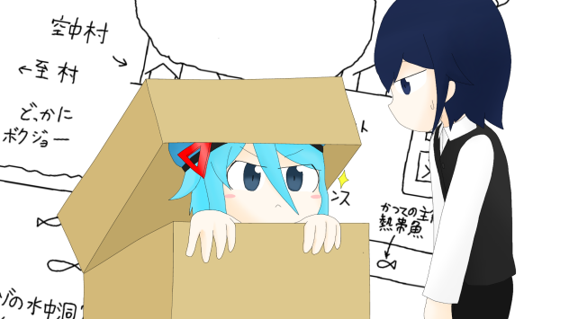 ゆっくり実況のサムネで使う絵3【オリキャラ BluePlanets ロウェイ】