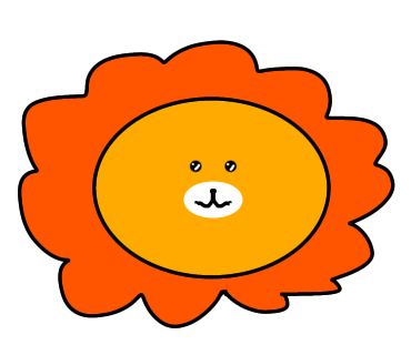 はじめてライオンを描きました