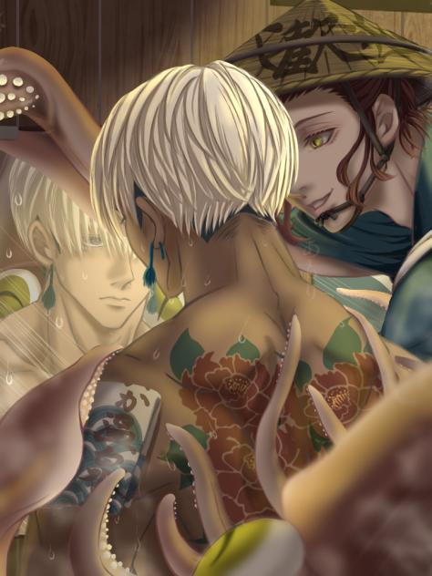 「🦑の怪異のいか温泉♨️」