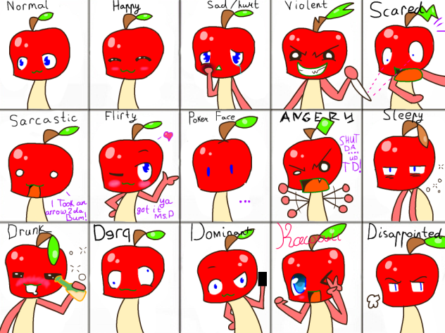 facial expressions - ibisPaint