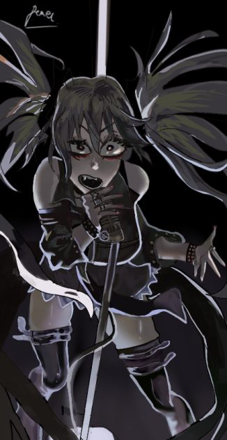 miku if she was emo 💀✋
