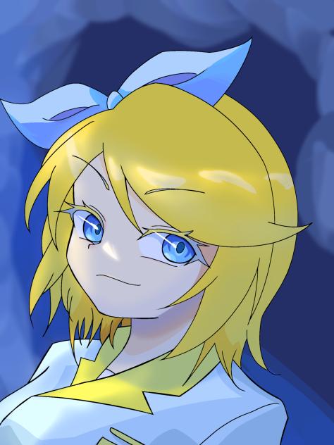 リン塗り絵！塗ったよ！