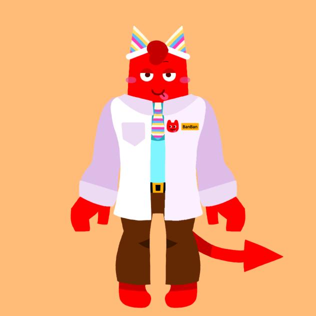 BanBan in sadieyayy art style🤑🤑🔥