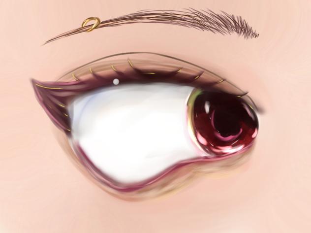 A very rendered eye