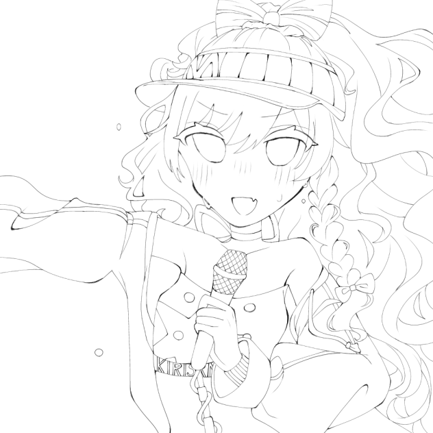 LostWorb LIVE 魔理沙 線画！ - ibisPaint