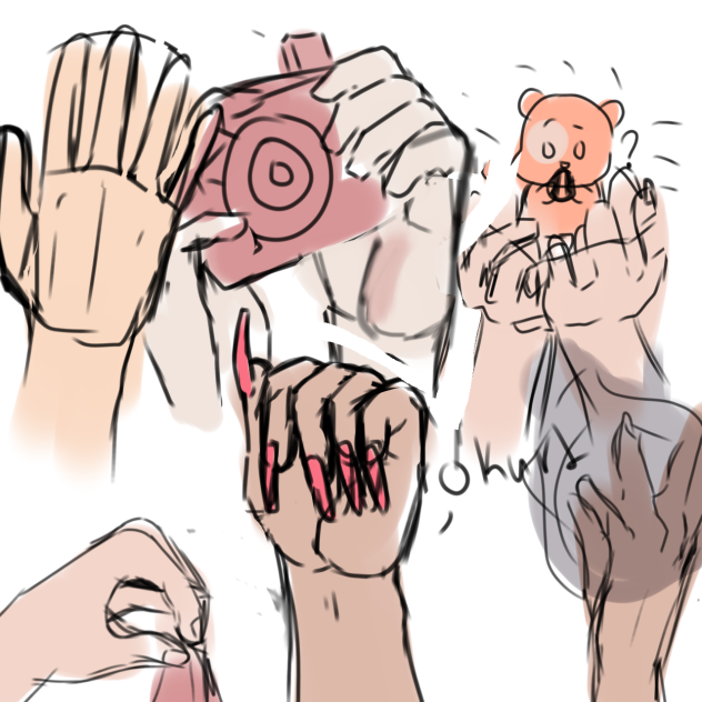 Hands sketches