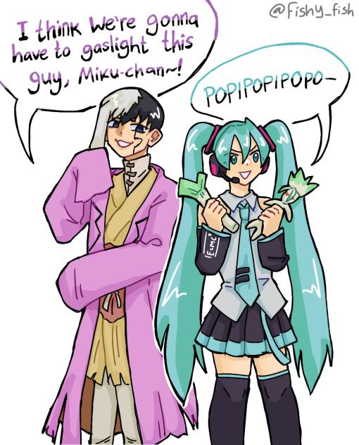 Gen and Miku!!