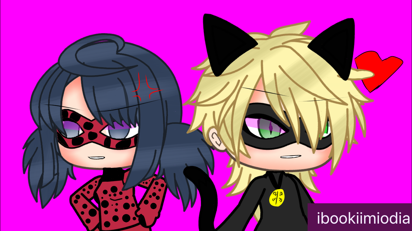 Lady bug and cat noir gacha life edit ibisPaint
