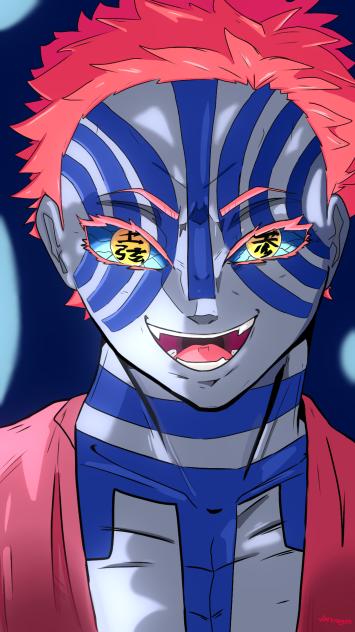 Upper moon 3 Akaza soryu