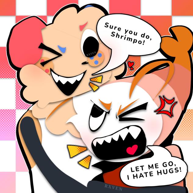 Angryhug!! 🍤💢 × 🐶🐾