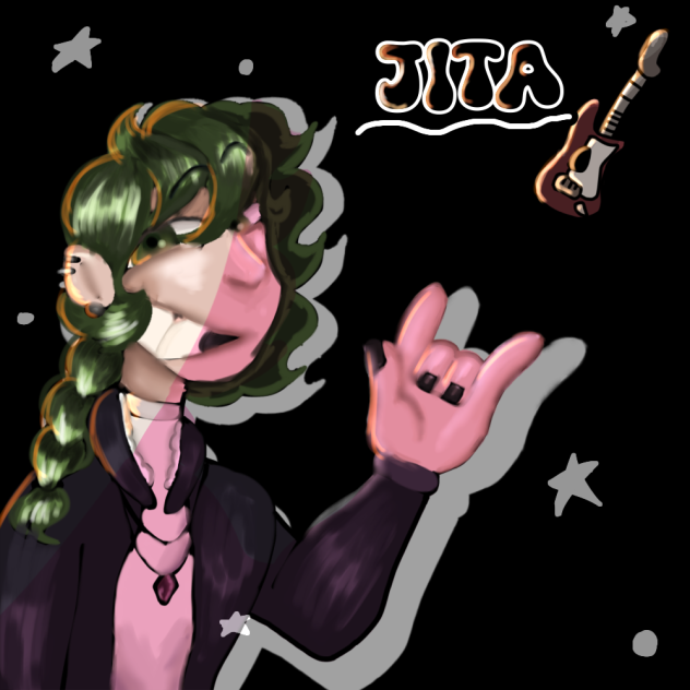 DRAWING JITĀ IN MY STYLE!