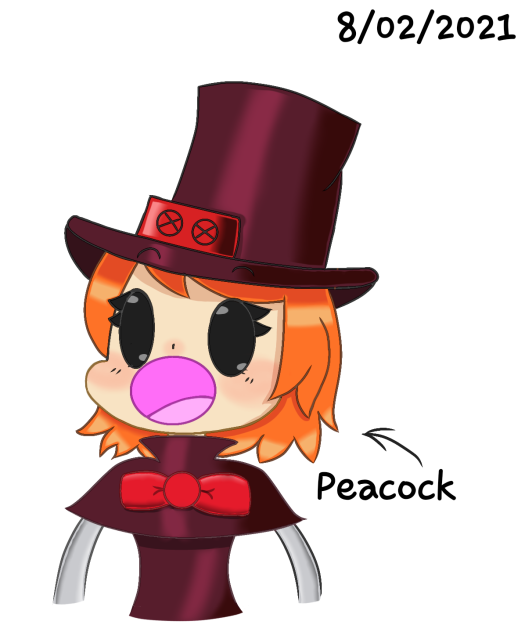 Peacock sorprendida