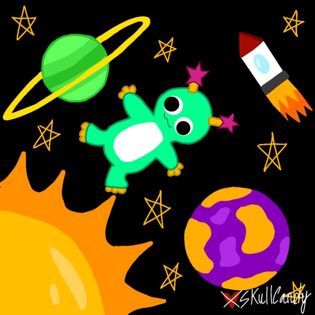 lil alien dude - ibisPaint