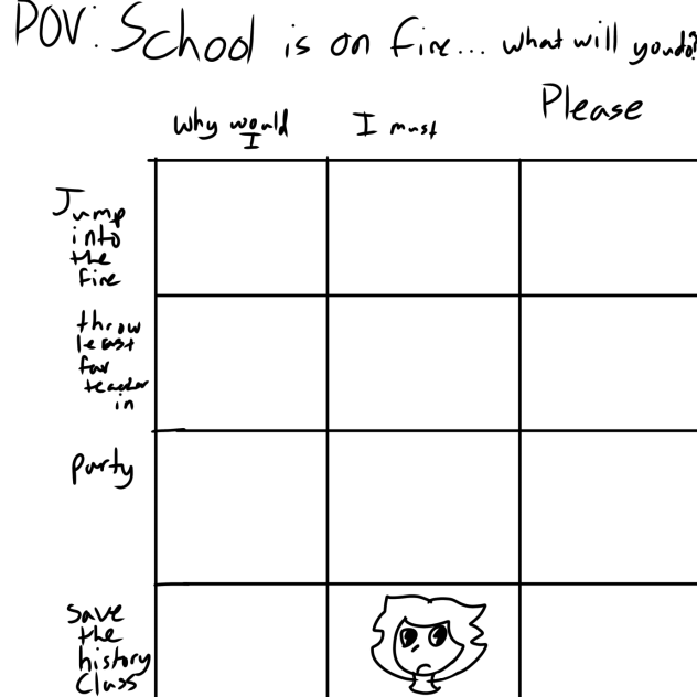 School on fire collab with me