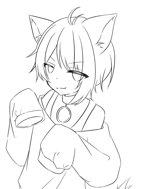 莉犬くん2 線画