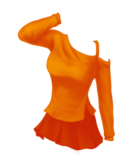 Orange, (full set, no outline)