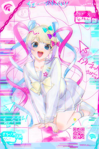 🩵えらー.ᐟ‪.ᐣ🩷(塗りマス)