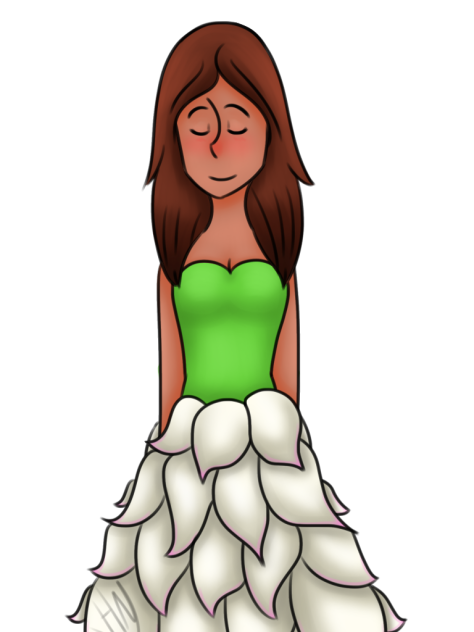 Flower Petal Girl