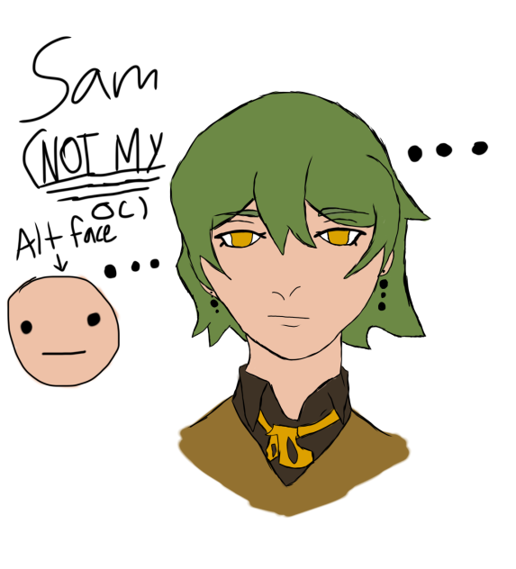 so i drew my cousin's oc.....
