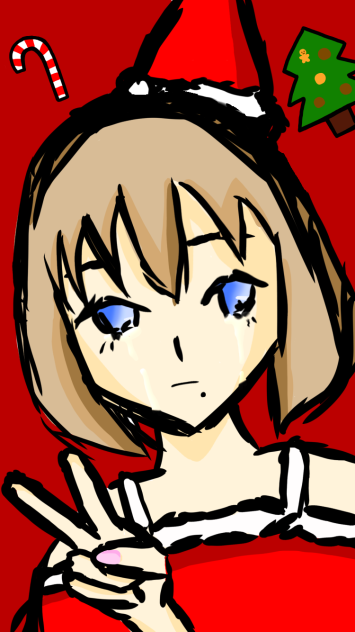 前描いた絵の子を泣かせてみた！