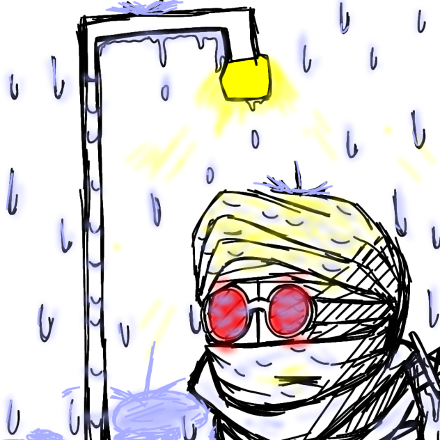 (Manga) Hank near at road side light