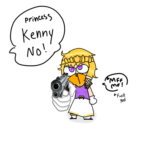 PRINCESS KENNY HAS A GUN