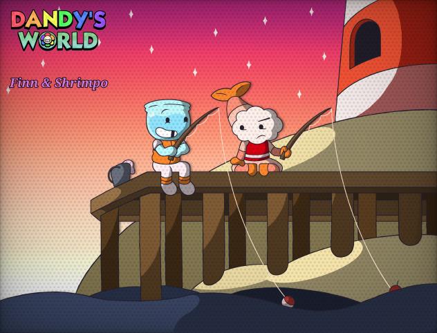 Dandys World Finn and Shrimpo