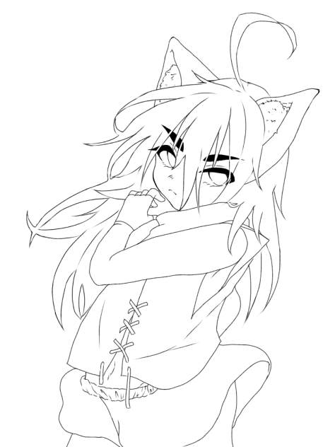 ケモ耳ショタ 線画
