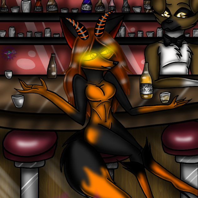 here for a drink