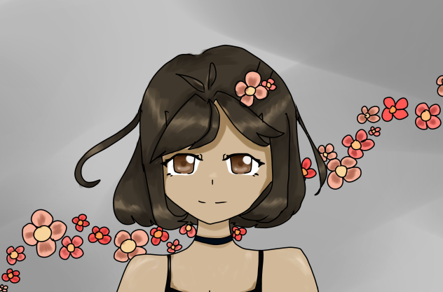 Flowers on the wind - ibisPaint