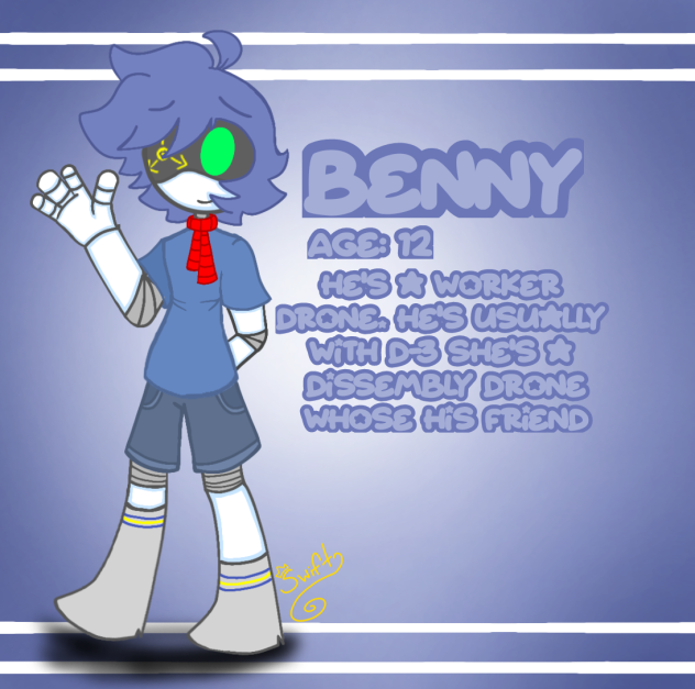 Benny, My Murder Drones OC