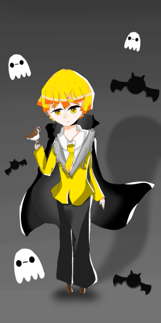 [先行公開！もちなつオリジナルハロウィン衣装]泣き虫ヴァンパイア-我妻善逸-