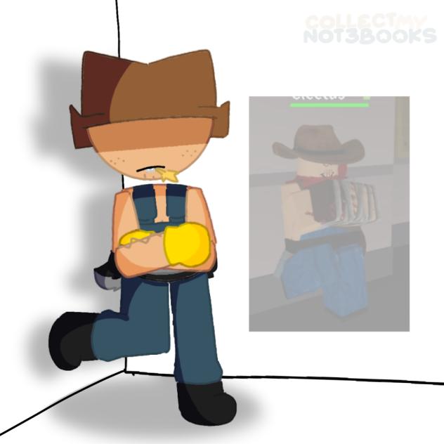 Cleetus leaning against a wall