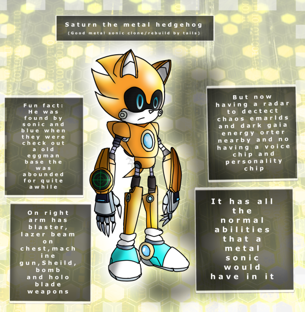 Saturn the metal hedgehog