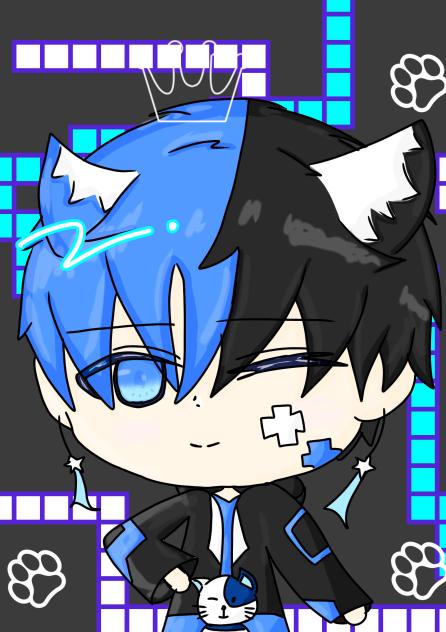 オリキャラ【めっちゃ昔の】🟦🖤⋆͛