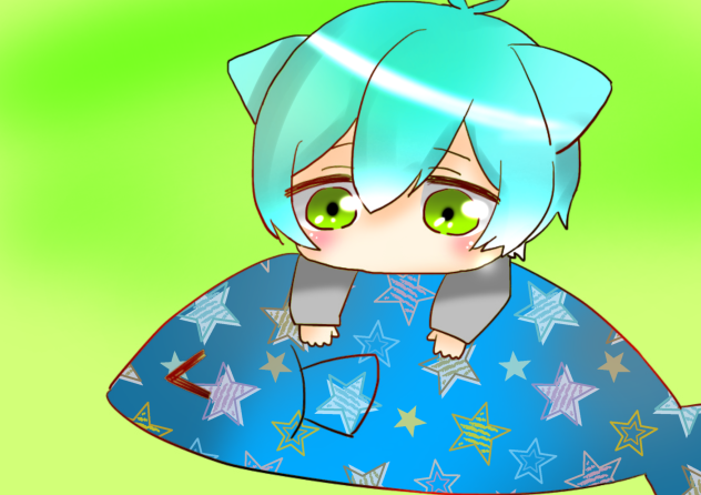 線画借りました！！イエイ！