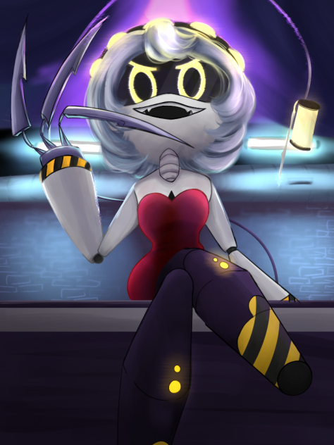 V as the girl boss she is