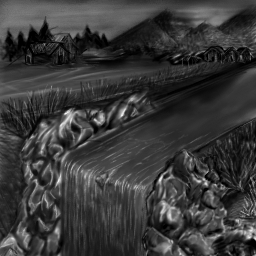 waterfall - ibisPaint