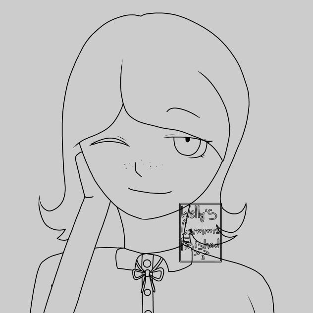 1st commission - lineart - ibisPaint