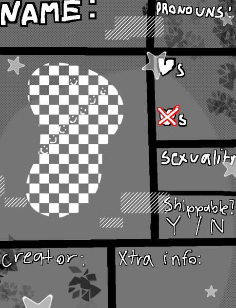 CHARACTER SHEET FOR WHAT IS LOVE