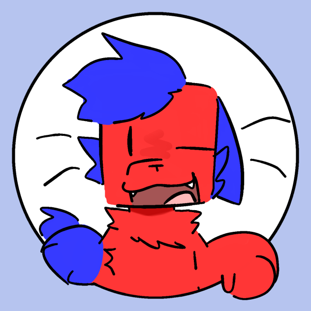 he is in a circle