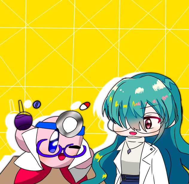 怪獣博士幽香とドクターカービィ