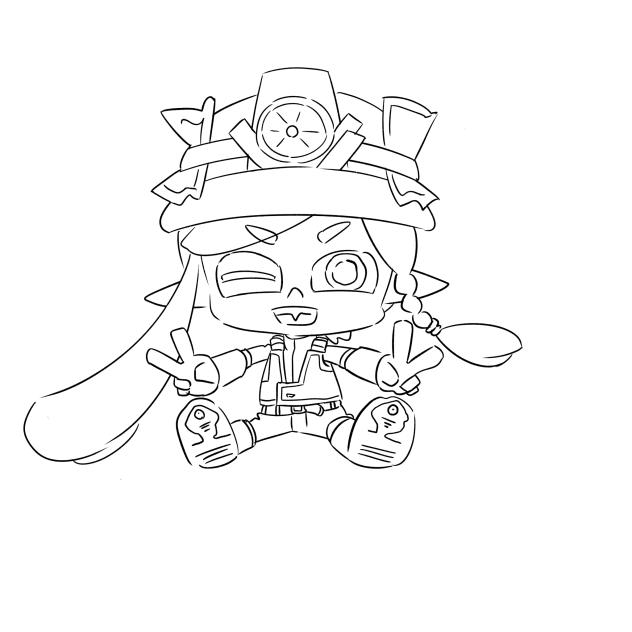 クマフェス☆アラマキ　線画