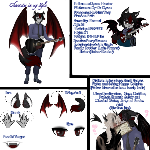 My Oc chart! (Posted by Jiro)